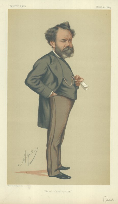 Mr Edward James Reed av Carlo Pellegrini