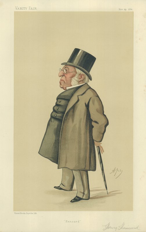 Herr Henry Hansard av Carlo Pellegrini