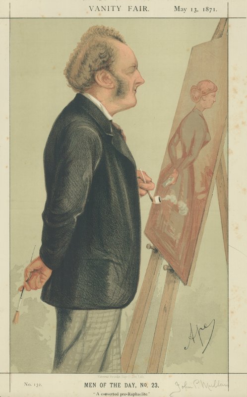 Mr John Everett Millais av Carlo Pellegrini