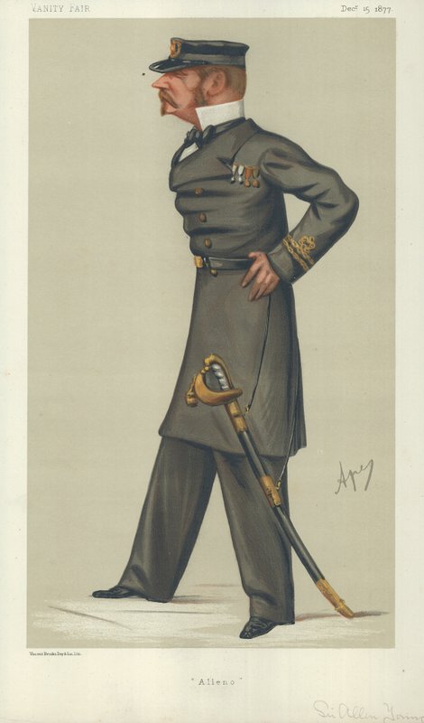 Sir Allen Young, Alleno, 15. desember 1877, tegneserie Vanity Fair av Carlo Pellegrini