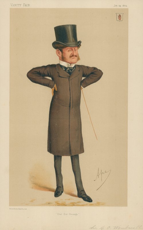 Sir George Orby Wombwell, Our Sir George, 24. januar 1874, tegneserie Vanity Fair av Carlo Pellegrini