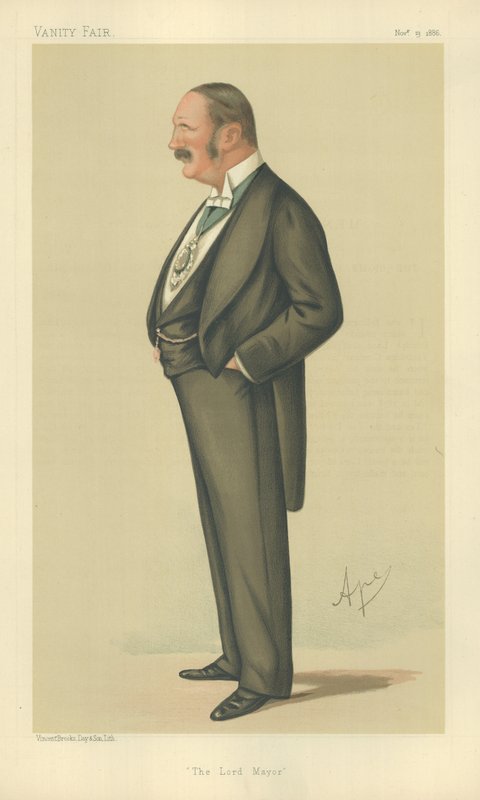 Sir Reginald Hanson, The Right Hon The Lord Mayor of London av Carlo Pellegrini