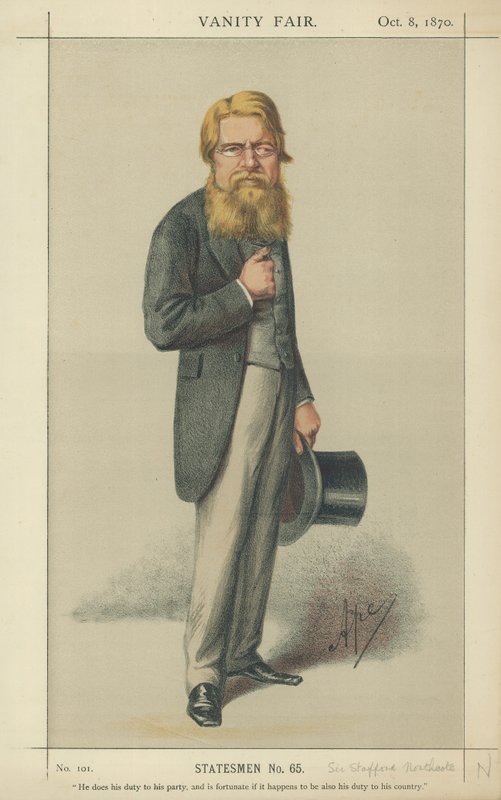 Sir Stafford Northcote av Carlo Pellegrini