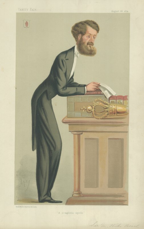 The Right Hon Sir Michael Hicks Beach av Carlo Pellegrini