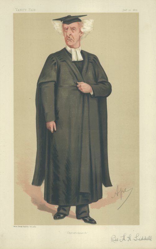 Den svært pastor Henry George Liddell av Carlo Pellegrini