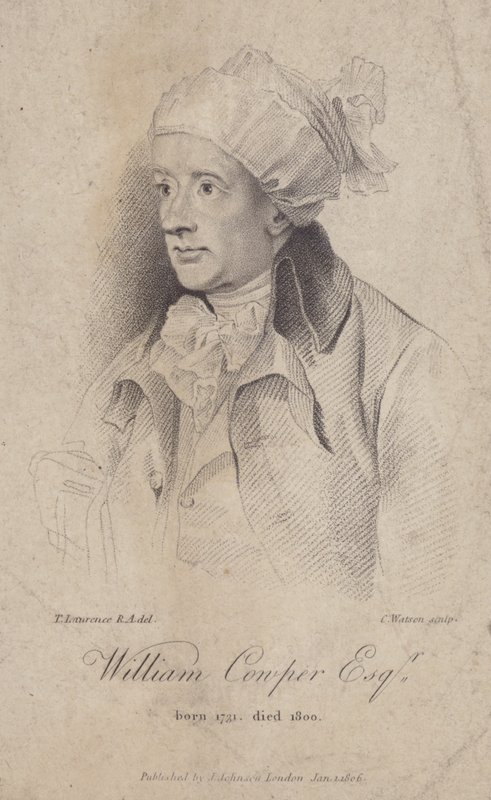 William Cowper , engelsk poet av Caroline Watson