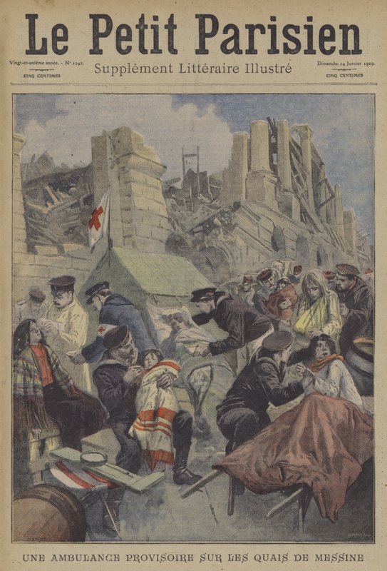 Jordskjelvet i Messina i 1908, Italia av Carrey