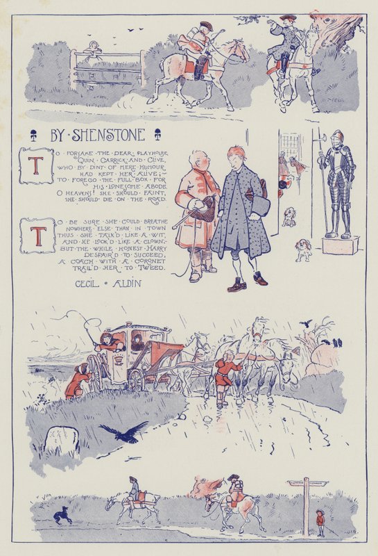 En ballade, av Shenstone av Cecil Charles Windsor Aldin