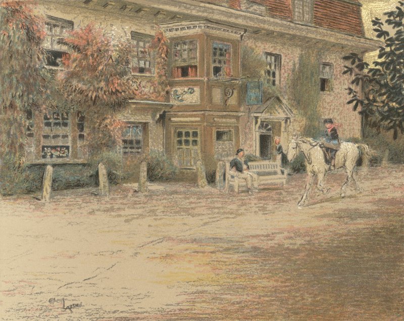 The Anchor Inn, Liphook av Cecil Charles Windsor Aldin