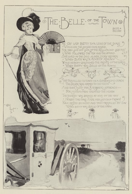 The Belle of the Town, av J M Bulloch av Cecil Charles Windsor Aldin