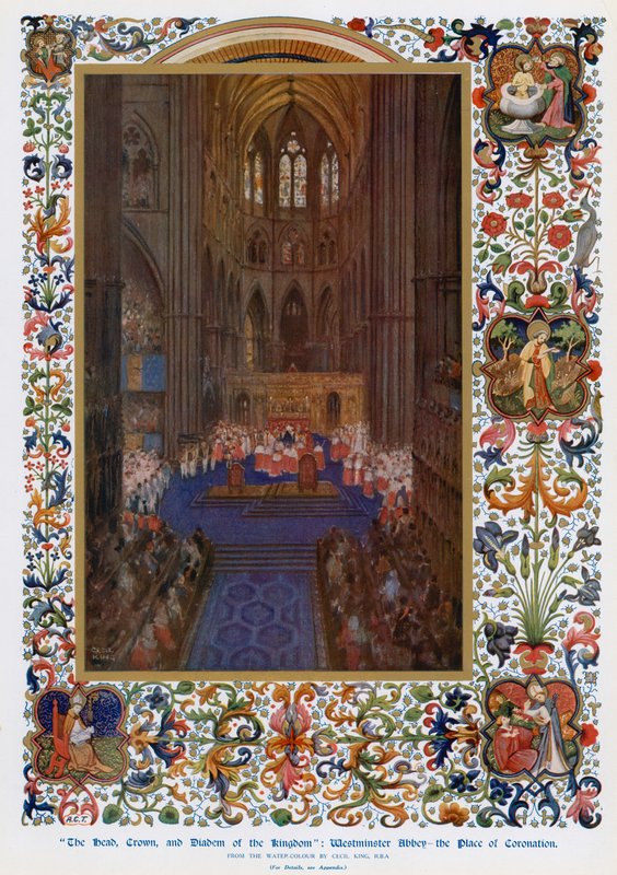 Westminster Abbey, Kroningsstedet av Cecil King
