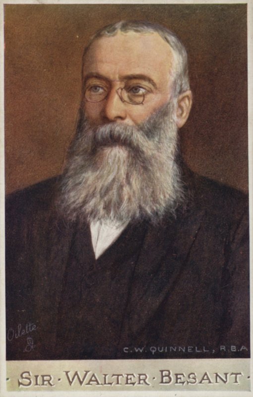 Sir Walter Besant (1836–1901), engelsk forfatter og historiker av Cecil Watson Quinnell