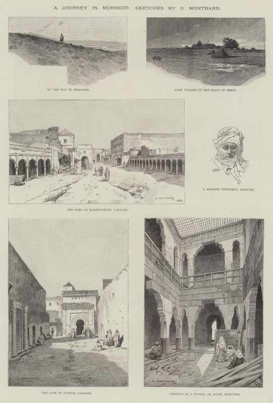 En reise i Marokko av Charles Auguste Loye