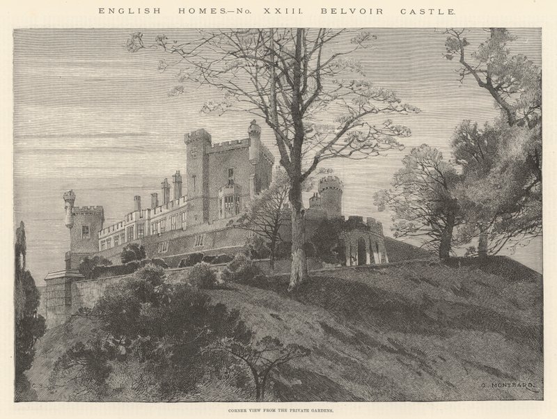 Belvoir slott av Charles Auguste Loye