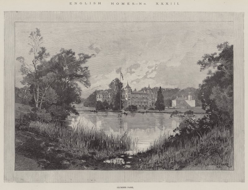 Clumber Park av Charles Auguste Loye