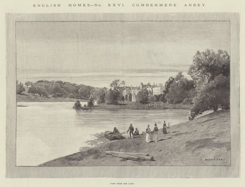 Combermere Abbey av Charles Auguste Loye