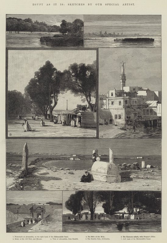 Egypt som det er av Charles Auguste Loye