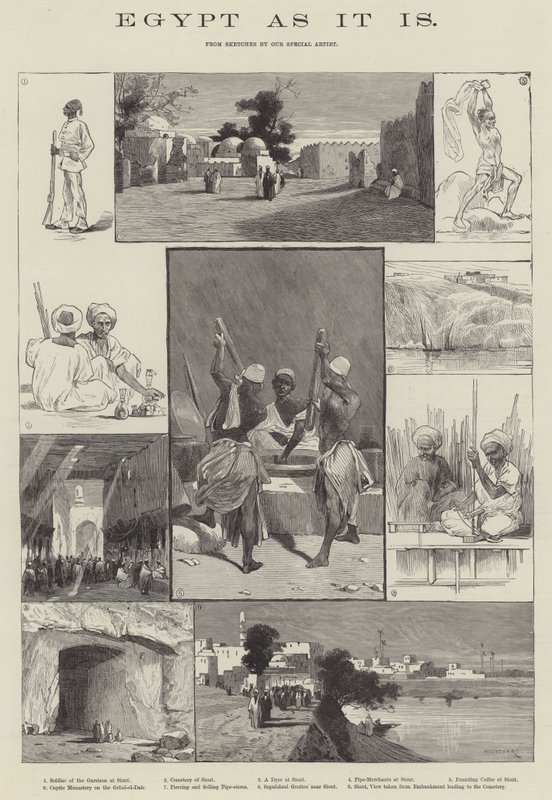 Egypt som det er av Charles Auguste Loye