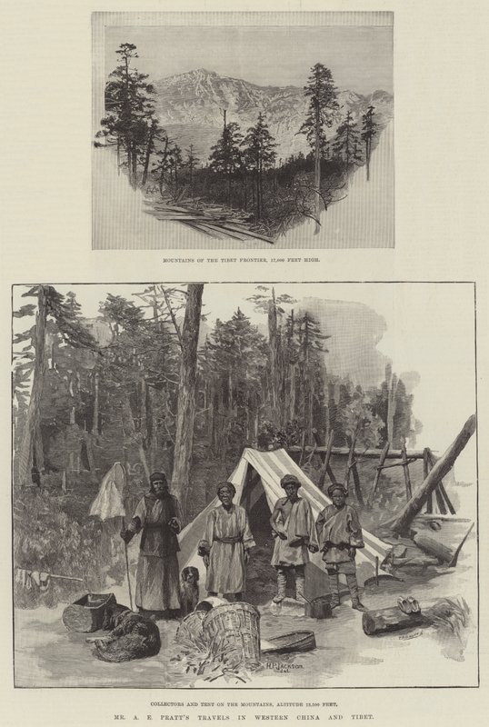 Mr A E Pratts reiser i Vest-Kina og Tibet av Charles Auguste Loye