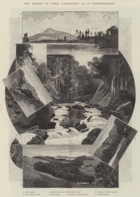 Powerscourt av Charles Auguste Loye