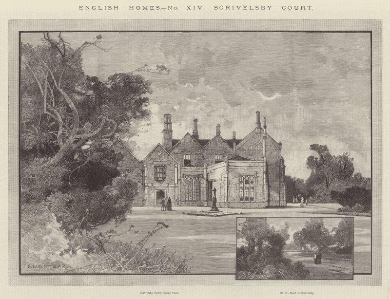 Scrivelsby Court av Charles Auguste Loye