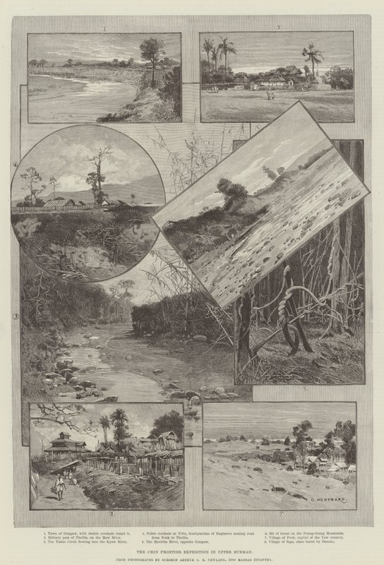 Chin Frontier-ekspedisjonen i Øvre Burmah av Charles Auguste Loye