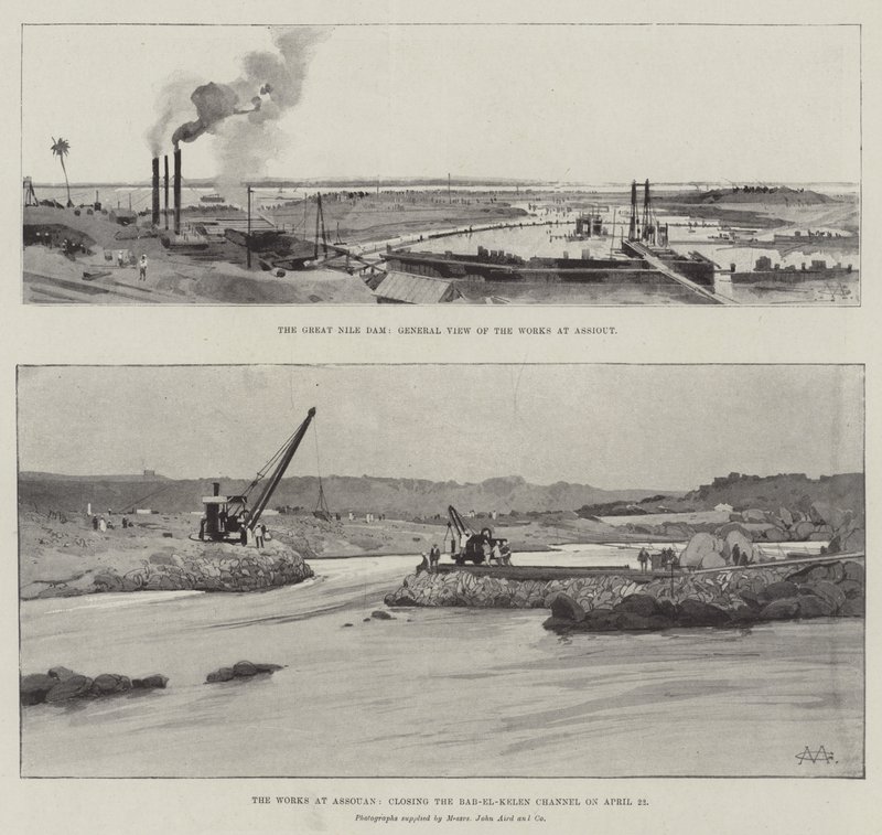 Den store Nildemningen av Charles Auguste Loye