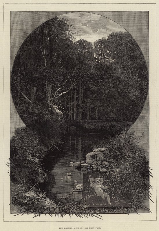 Månedene, august av Charles Auguste Loye