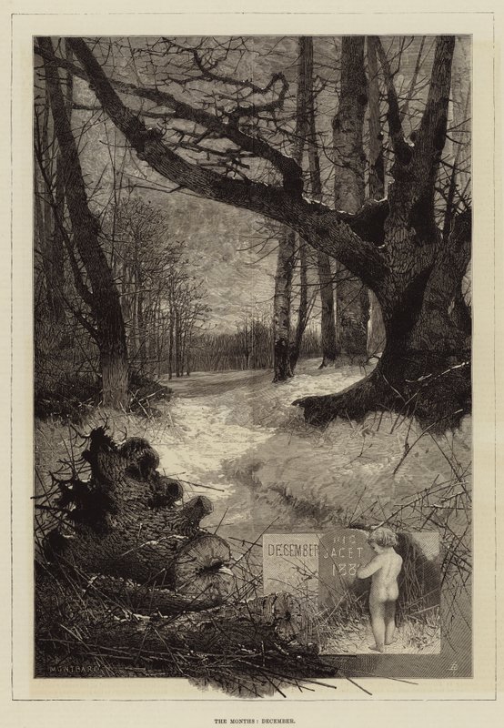 Månedene, desember av Charles Auguste Loye