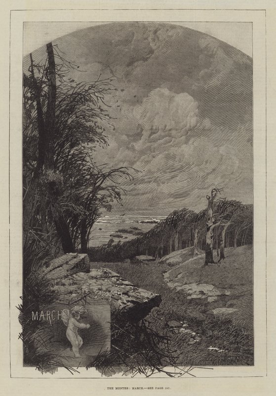 Månedene, mars av Charles Auguste Loye