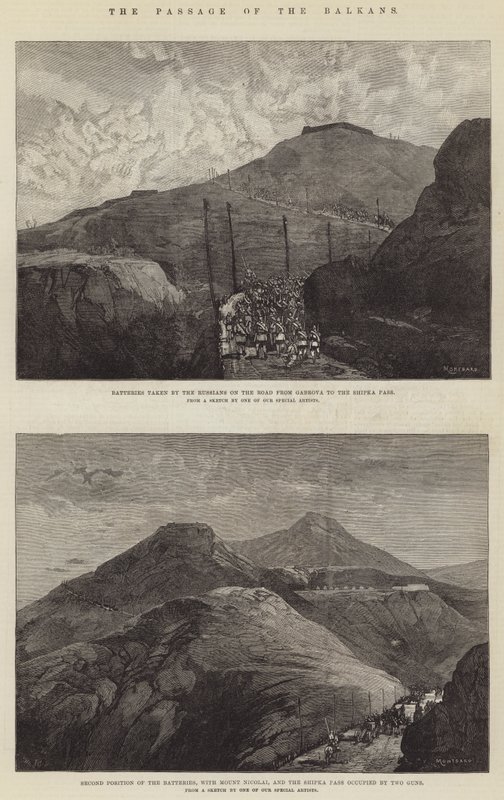 Passasjen av Balkan av Charles Auguste Loye