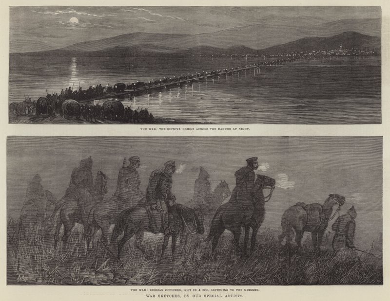 Krigsskisser av Charles Auguste Loye