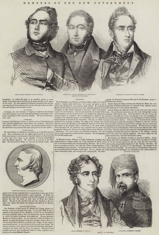 Medlemmer av den nye regjeringen av Charles Baugniet