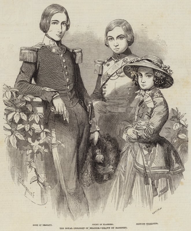 De kongelige barn i Belgia av Charles Baugniet