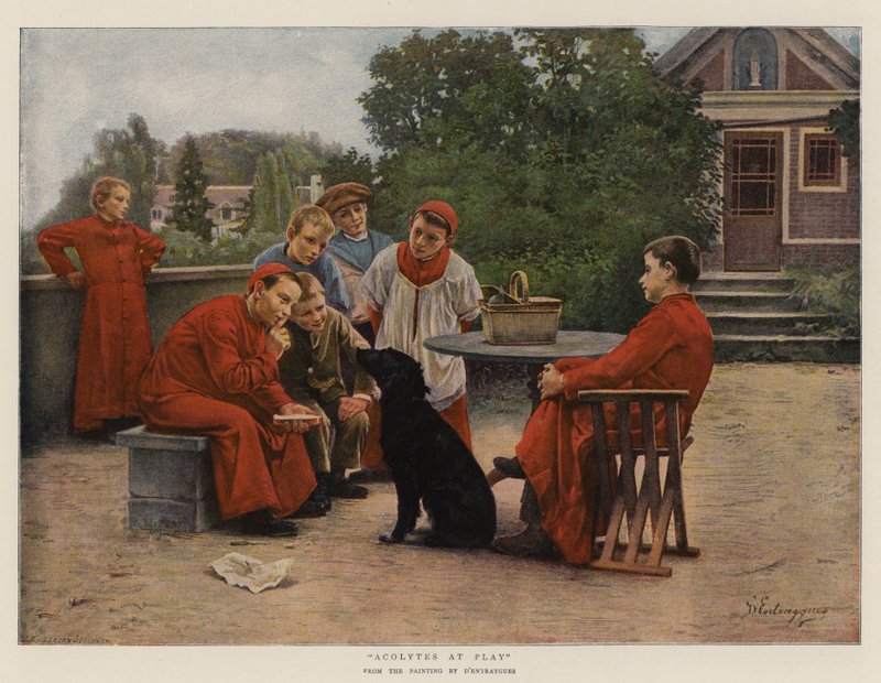Acolytes at Play av Charles Bertrand D