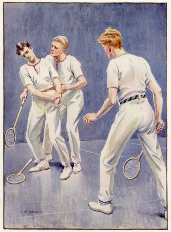Dewhurst ble hvit og svak av smerte av Charles Edmund after Brock