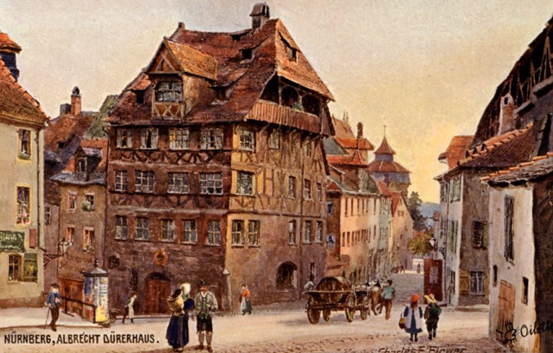 Nürnberg, Albrecht Durers hus av Charles Edwin Flower