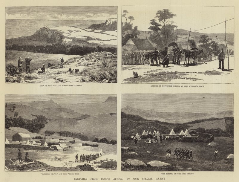 Skisser fra Sør-Afrika av Charles Edwin Fripp