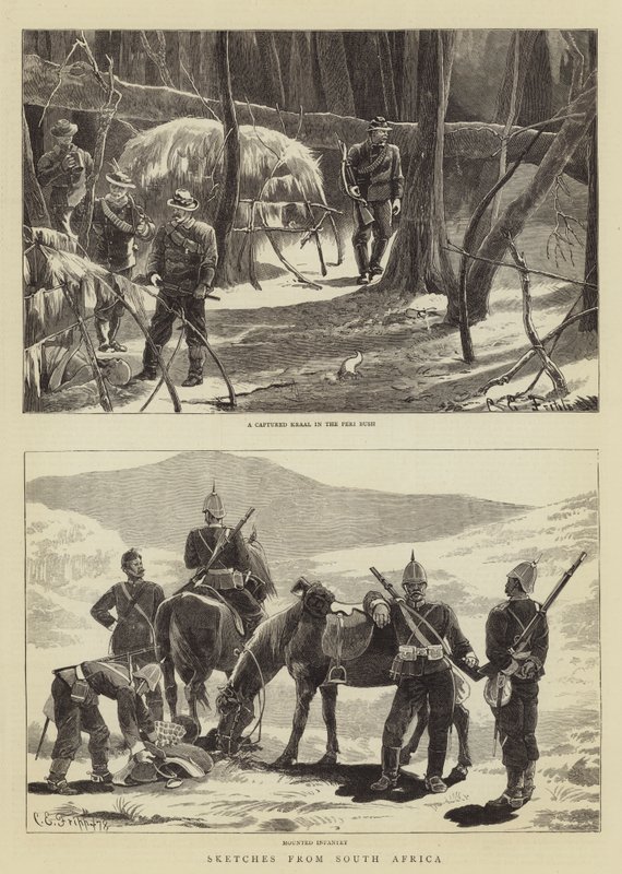 Skisser fra Sør-Afrika av Charles Edwin Fripp