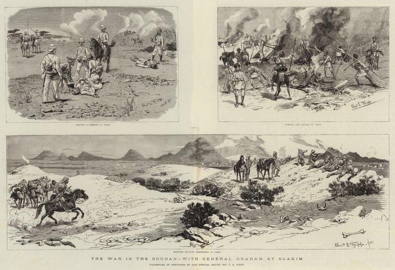 Krigen i Soudan, med general Graham i Suakim av Charles Edwin Fripp
