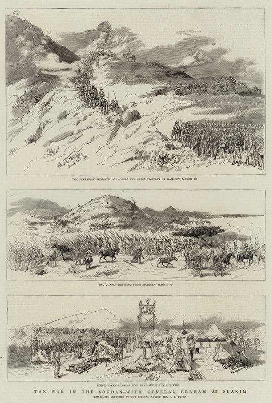 Krigen i Soudan, med general Graham i Suakim av Charles Edwin Fripp
