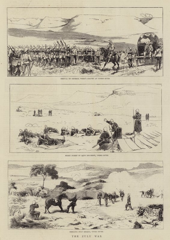 Zulu-krigen av Charles Edwin Fripp