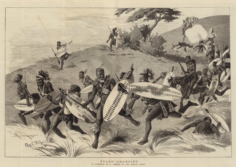 Zulus Lading av Charles Edwin Fripp