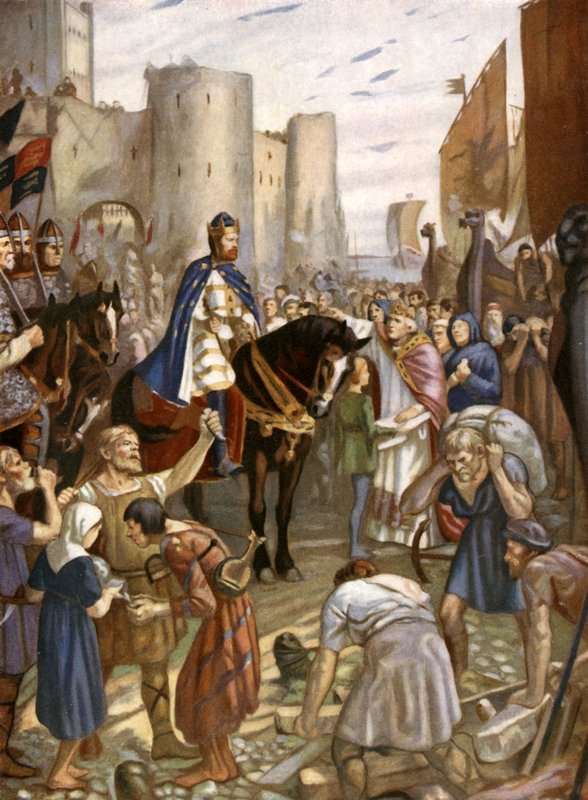 William Rufus ved Tower of London av Charles Goldsborough Anderson