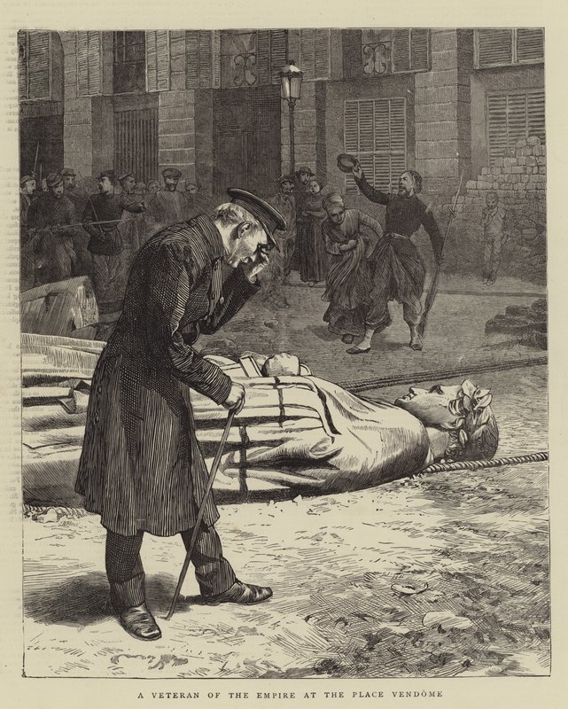 En veteran fra imperiet på Place Vendome av Charles Green