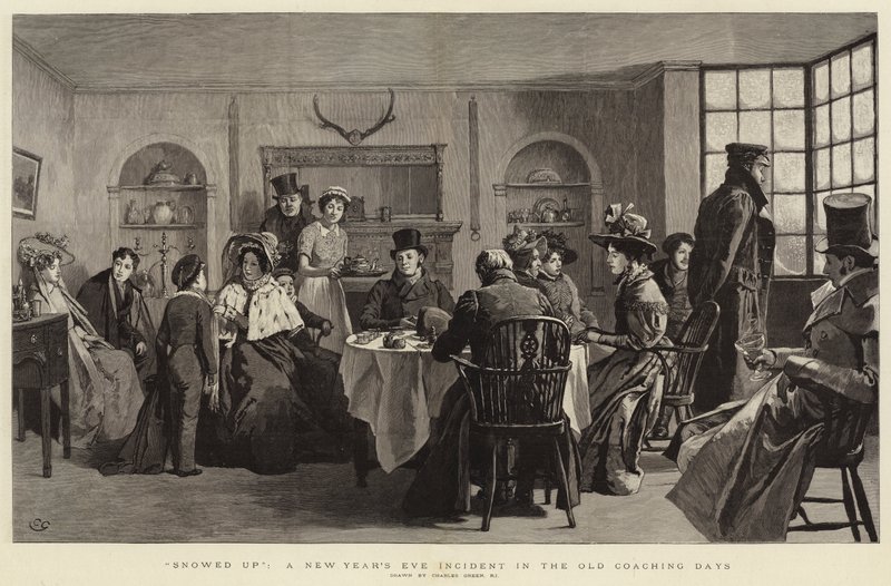 Snowed Up, en nyttårsaften-hendelse i de gamle trenerdagene av Charles Green