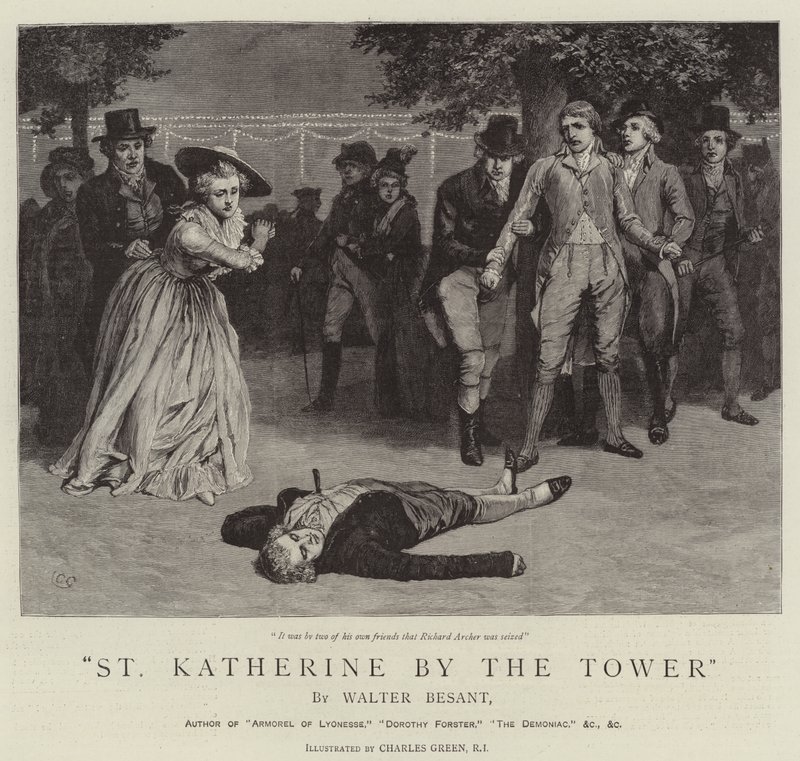 St Katherine ved tårnet av Charles Green