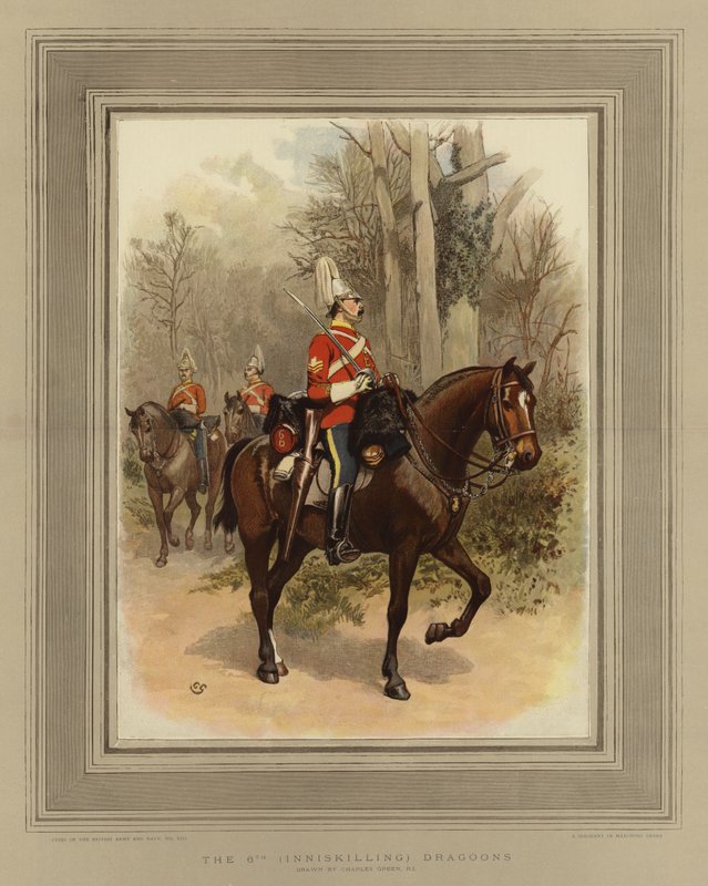 De 6. (inniskilling) dragoner av Charles Green