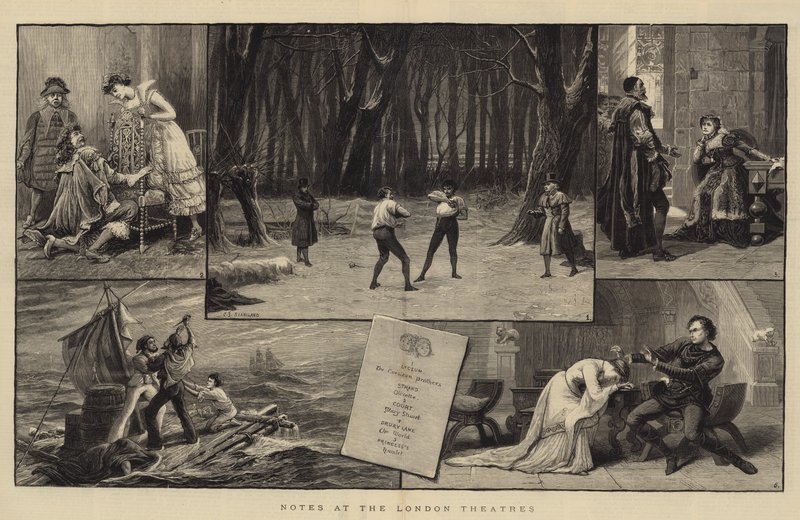 Notater ved London Theatres av Charles J. Staniland