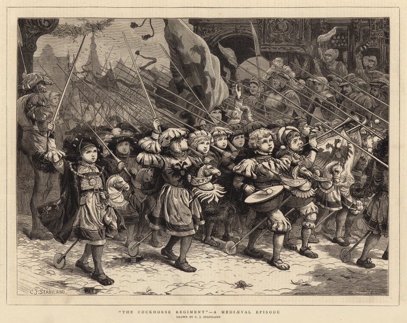 The Cockhorse Regiment, en middelaldersk episode av Charles J. Staniland